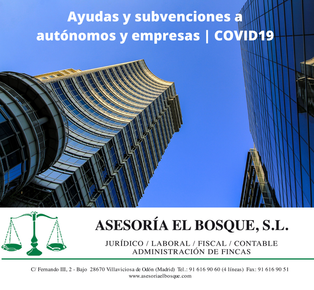 ayudas y subvenciones autónomos y empresas