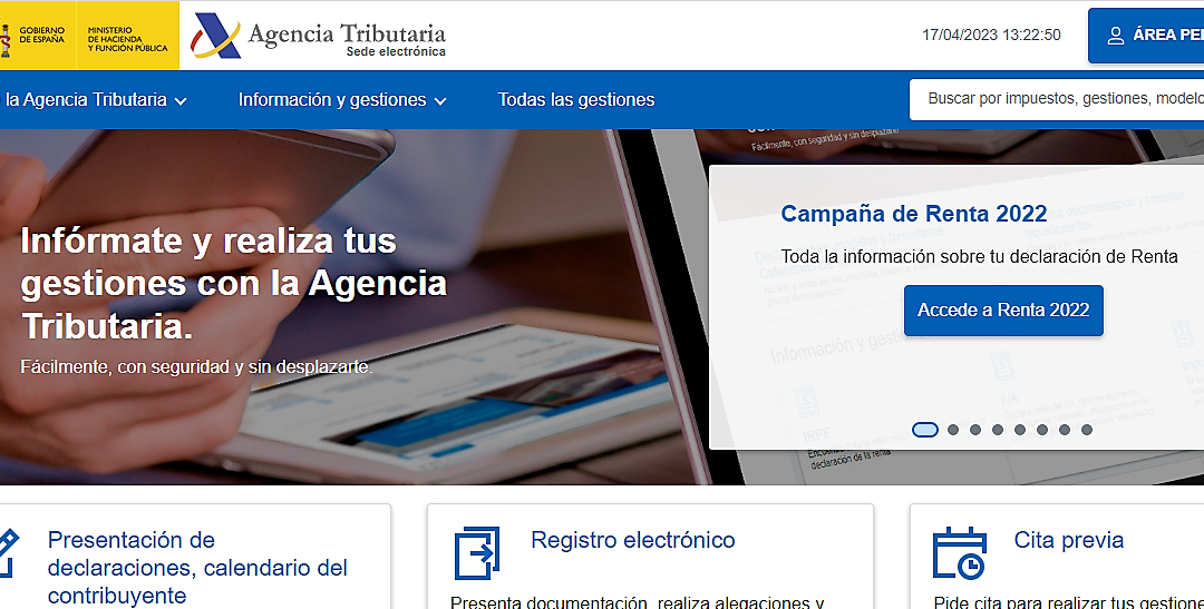 La AEAT lanza un aviso sobre posibles intentos de fraude o estafa en relación con la campaña de Renta de 2022