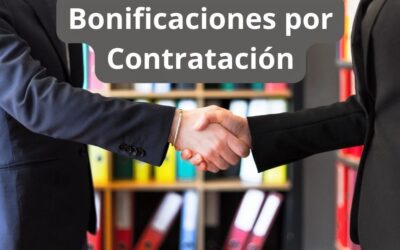 Guía de Bonificaciones / Reducciones en materia de incentivos a la contratación